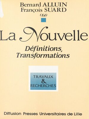 cover image of La nouvelle